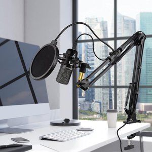 FDUCE USB Streaming Microphone Kit, Professional 192Khz/24bit Studio Mic